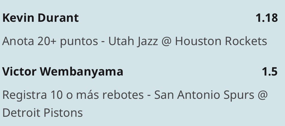 TipsterKunny's tweet image. Stake 5🚨
Cuota 1,7

#gratis #combinada #casino #futbol #tenis #apuestas #apuestasdeportivas #ludopatia #nba #apuestasgratis