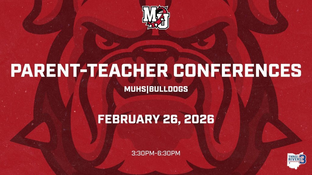 Parent-Teacher Conferences are Thursday, 2/26/26, from 3:30pm-6:30pm. If you are interested in meeting with your student's teachers or counselor please reach out to the specific individual you would like to meet with or call the high school office at 937-884-7940.