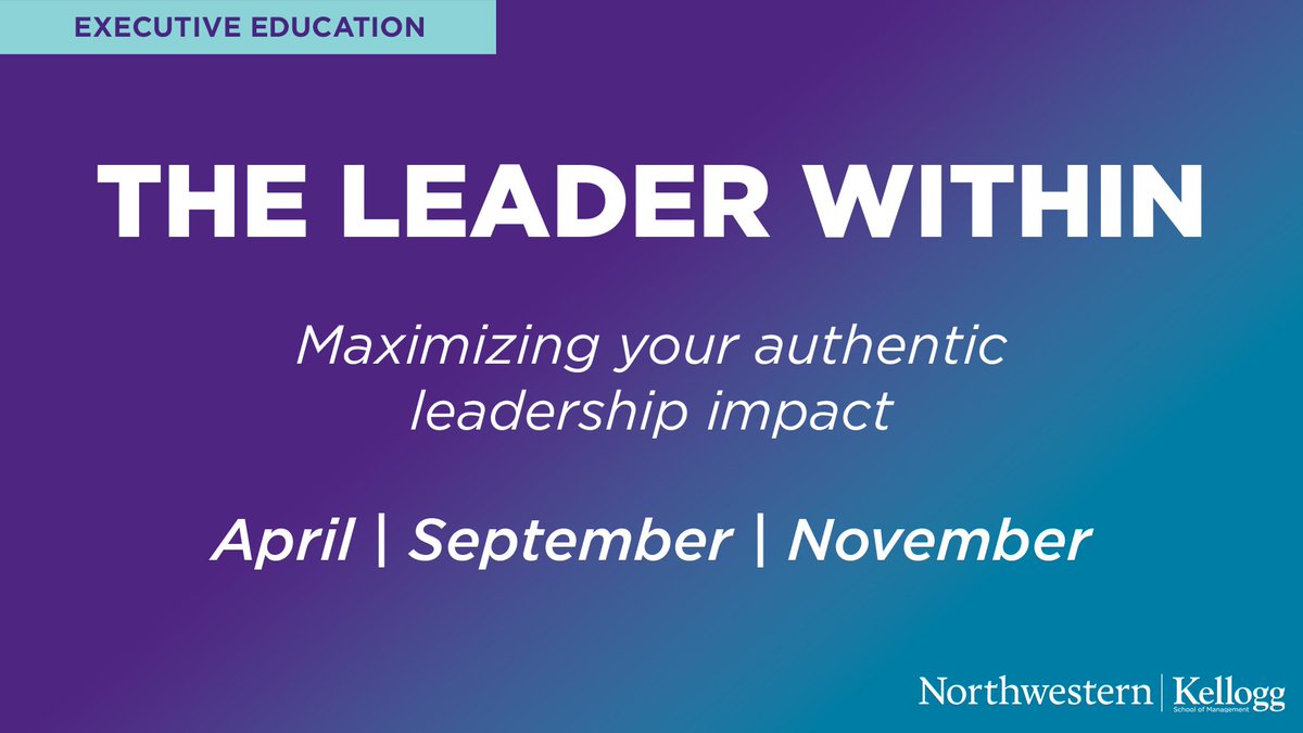 Kellogg Executive Education tweet media