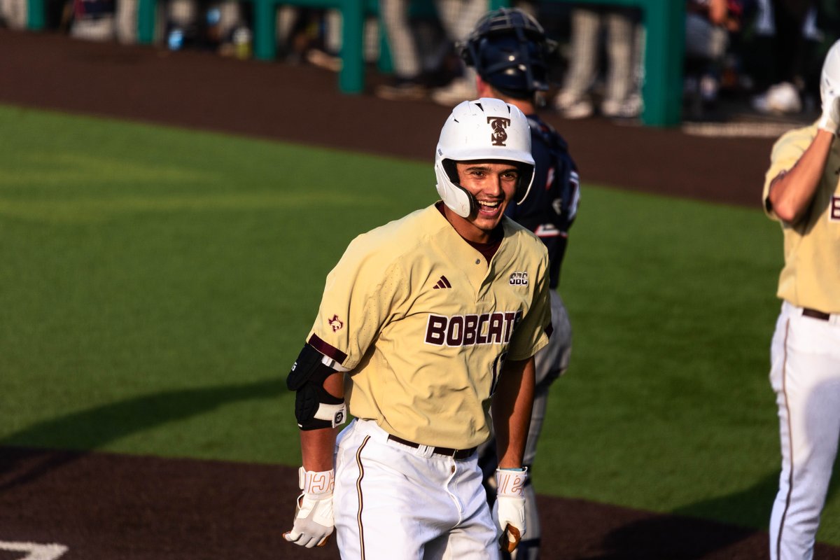 TxStateBobcats's tweet photo. Gold isn’t optional tomorrow… it’s required😼
Turn Bobcat Ballpark gold as we take on UTSA tomorrow at 6 PM! Need the fit? Grab your merch at https://t.co/dzEtdfF7cE or at your local retailers and be game-day ready. 🌟
#EatEmUp https://t.co/ZeC4fKkS16