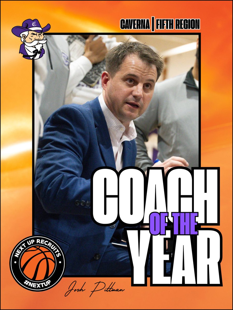NextUpRecruits's tweet photo. 25-26 NextUpRecruits 5th Region Coach Of The Year: Josh Pittman! 

Top-20 Ranked Caverna (21-7 - 9-1 Region) 

Key Wins: 
Fairdale 
Great Crossing
Clinton County
Adair County
Butler College Prep (IL)
Faith Christian (GA) 

@JoshPittman_ https://t.co/S8sTDlR79Y