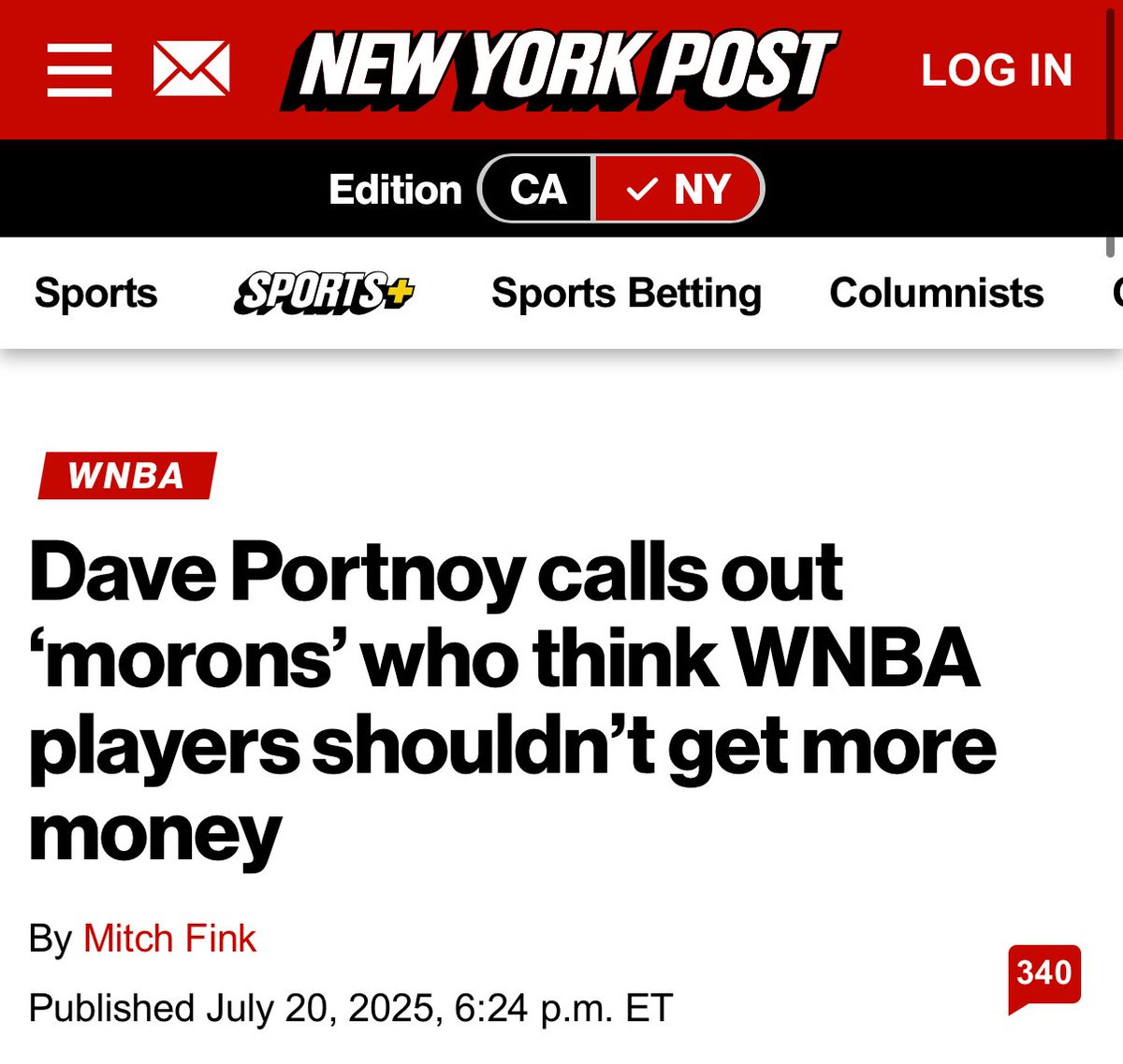 Dave Portnoy tweet media