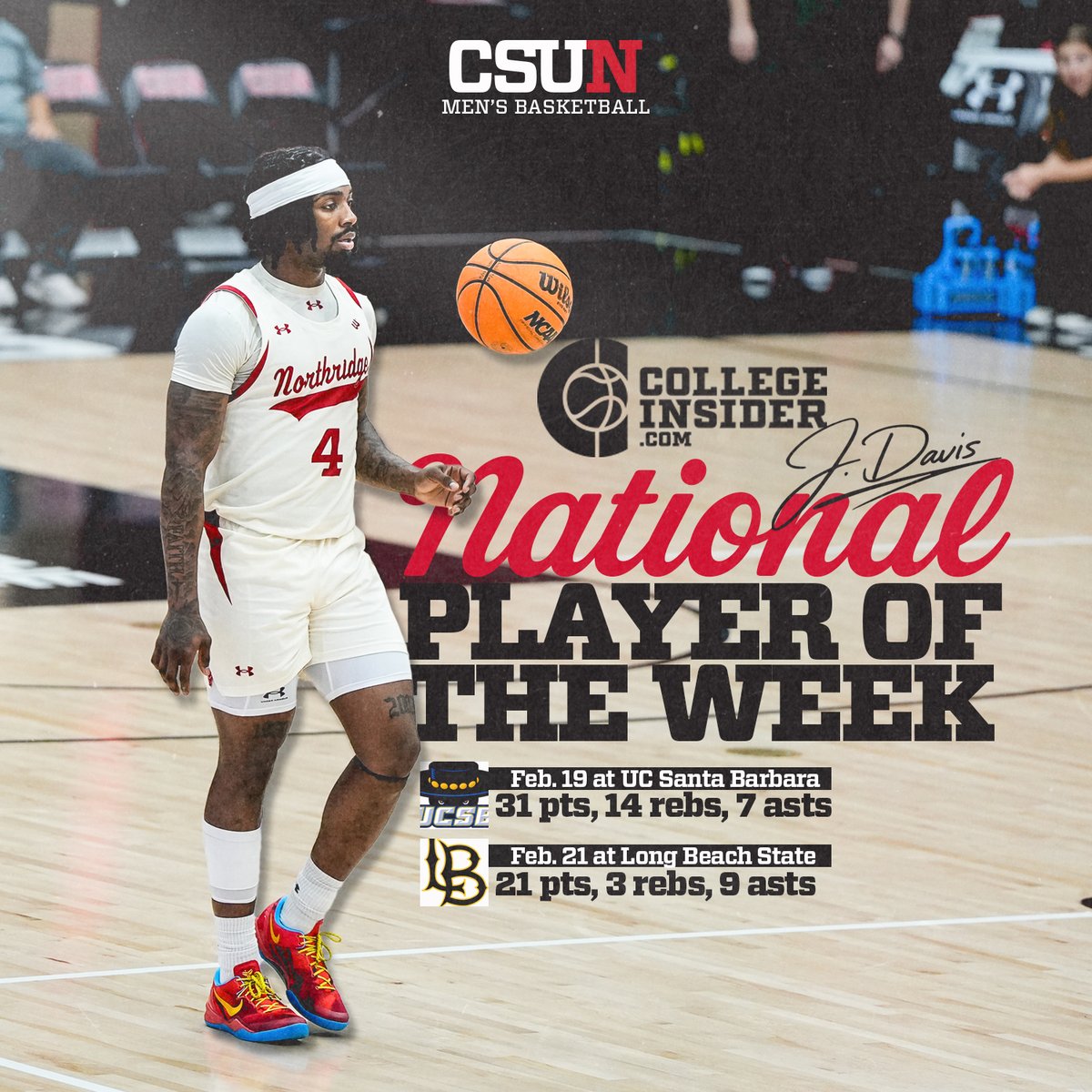 CSUN Men’s Basketball tweet media