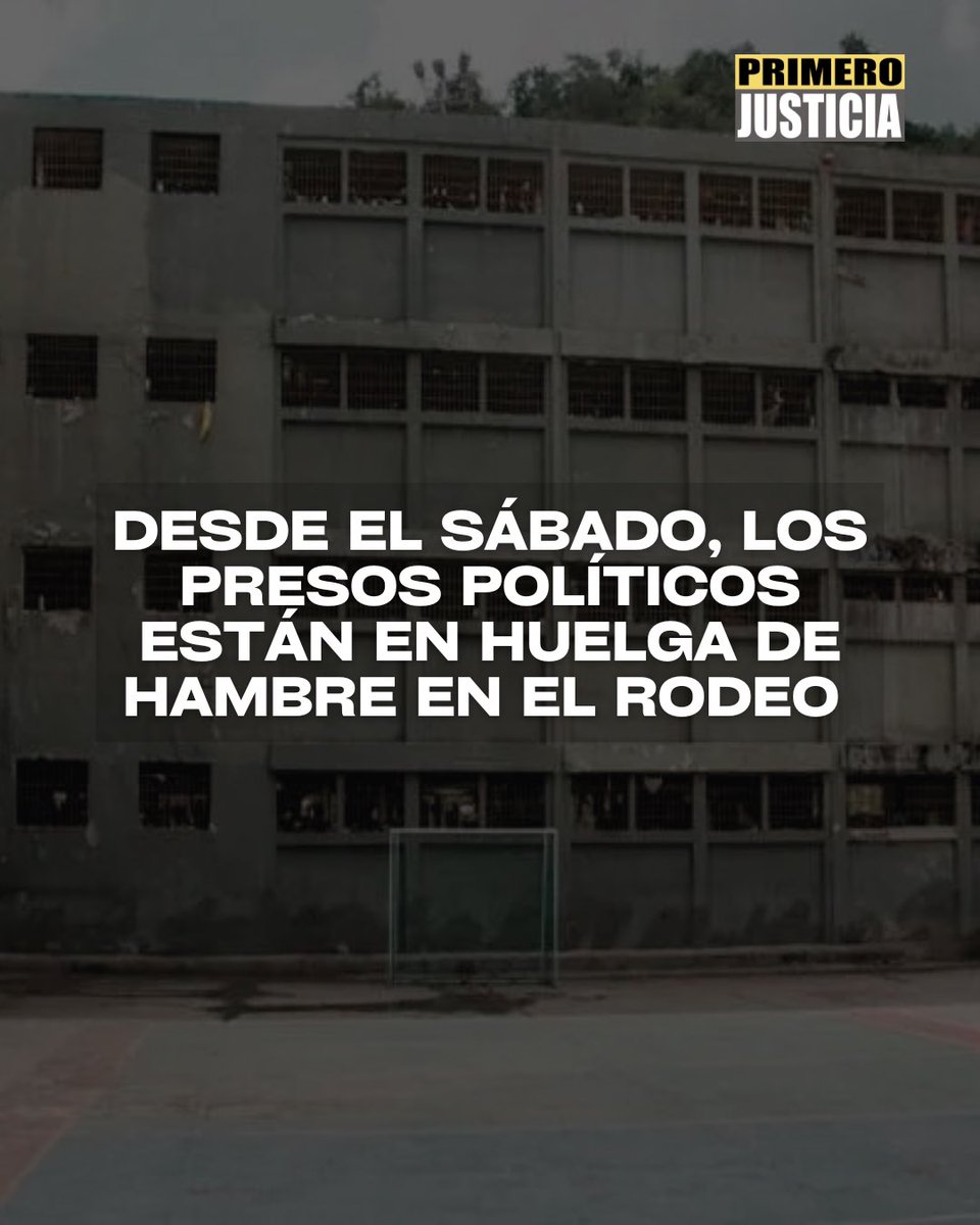 Más de 200 presos políticos se han sumado a la exigencia de liberación inmediata tras el incumpliento de la Ley de Amnistía. 

La Cruz Roja se ha acercado al menos en dos ocasiones al penal y no les permiten la entrada para cerciorar la salud de los presos de conciencia.

81 de