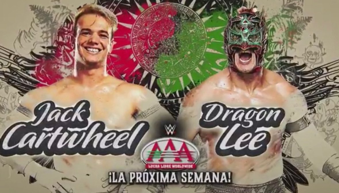 JACK CARTWHEEL VS DRAGON LEE

I will never back down from a challenge, even a fire breathing dragon one🤸🆚🐲
<a href="/luchalibreaaa/">Lucha Libre AAA Worldwide</a> <a href="/WWE/">WWE</a>