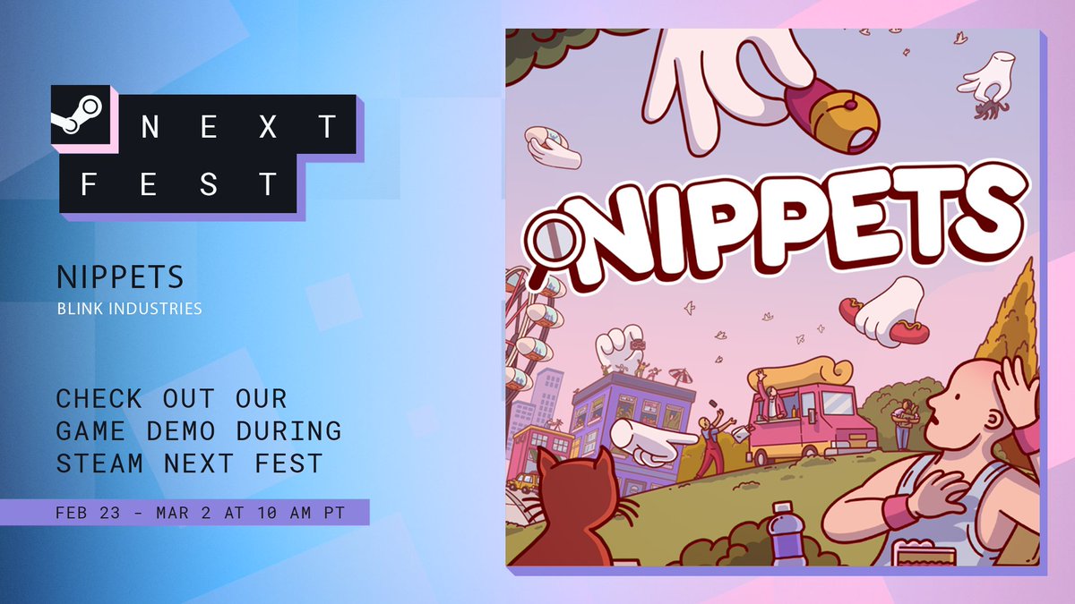 Nippets➡️Get it on Steam April 7th tweet media