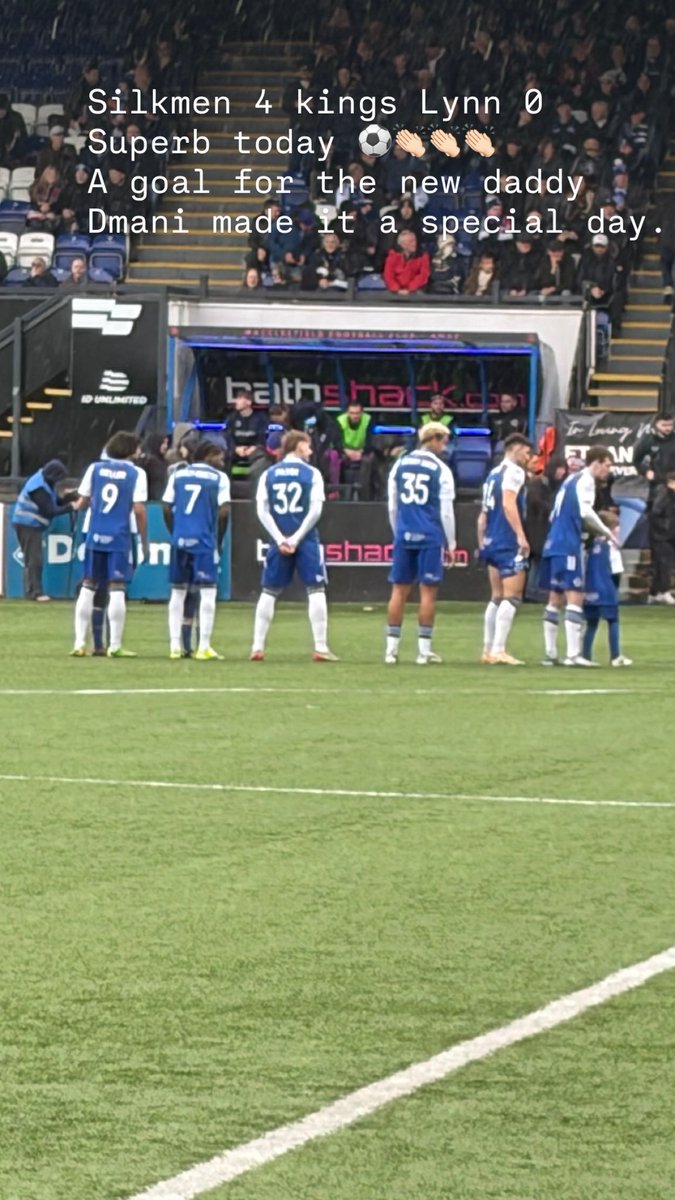 Man United are so unpredictable, from reasonable to awful with no real reason why??
Anyway it’s all about the mighty Macclesfield nowadays. What a team!  #silkmen