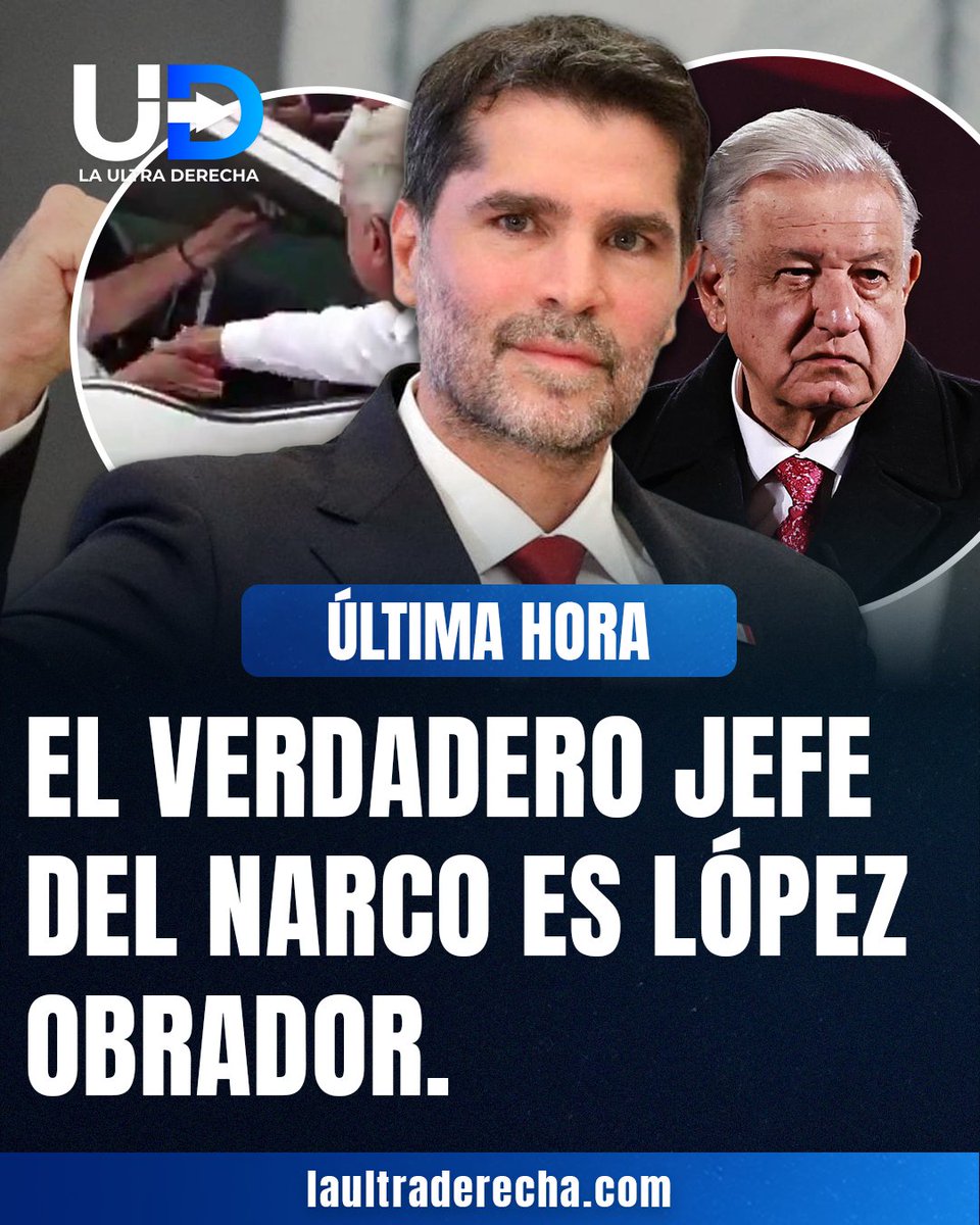 🇲🇽|🚨¡ULTRA VIRAL! El productor católico, <a href="/EVerastegui/">Eduardo Verástegui</a>, se hizo viral en redes sociales tras afirmar que el verdadero jefe del narcotráfico era el expresidente de México, López Obrador.