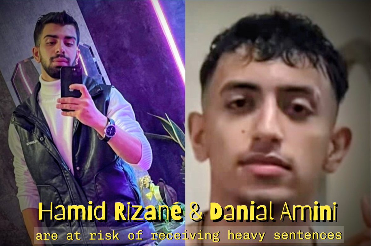 حمید ۱۸ساله، دانیال ۱۷ساله، دو نوجوان اهل اصفهان، با اتهامات خطرناکی روبرو هستند و فیلم اعتراف اجباری آنها از کانال های حکومتی منتشر شده. در خطر صدور احکام سنگینی اند.
Iran: Two protesting teenagers are at risk of receiving heavy sentences
#حمید_ریزانه
#دانیال_امینی
#IranMassacre