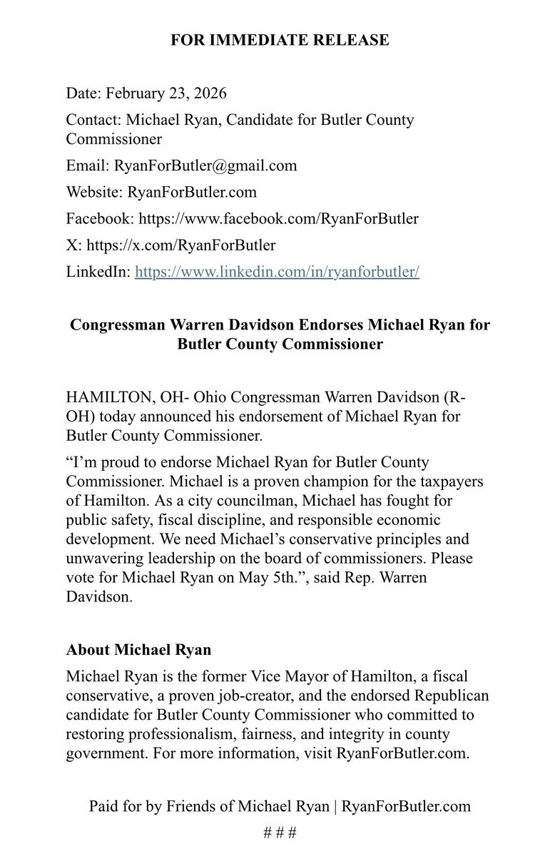 Michael V. Ryan tweet media