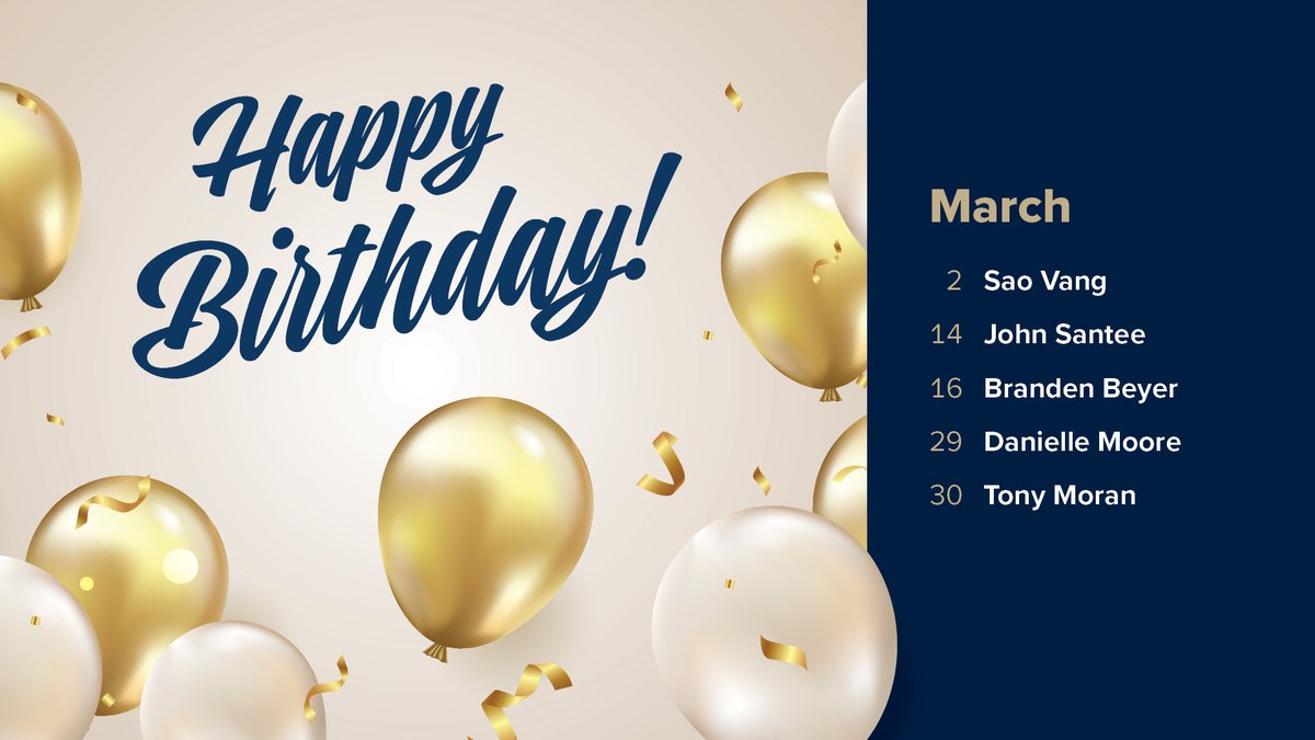 🎂 March Birthdays 🎉

Happy Birthday to you all and we hope you have a great day!

#medalcraftmint #mmi #theamericanwaytomint #happybirthday