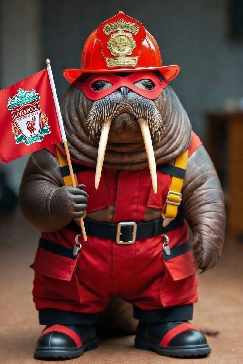 The $walrus of day from <a href="/LFC/">Liverpool FC</a> the fireman <a href="/Stano589/">Stano🦾👨‍🚒🐻🚜</a>