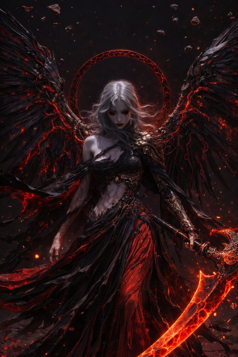 Dark fantasy mode: ON.
Less “pretty”, more presence. 🖤⚔️🔥

#DarkFantasy #FantasyArt #AIArt #DigitalArt #CharacterDesign