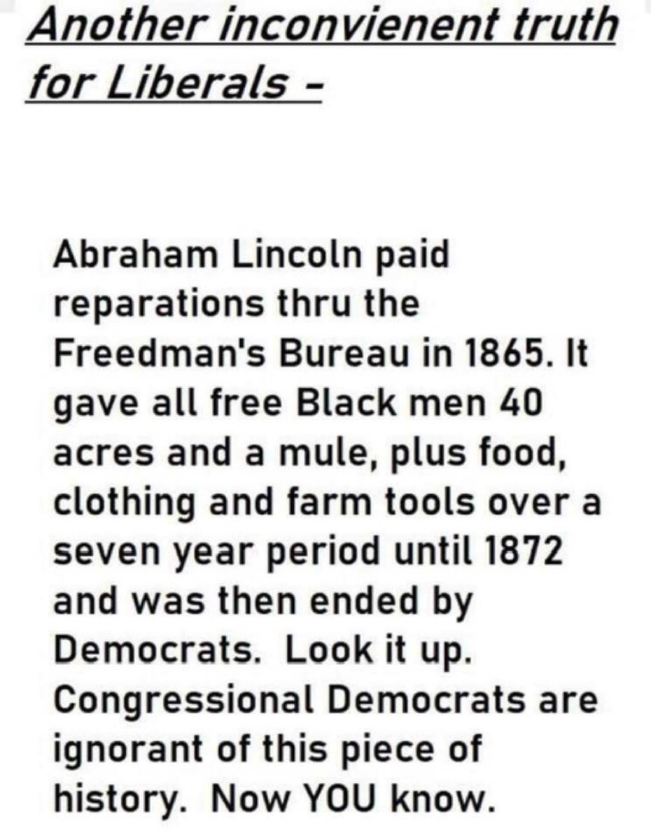 Inconvenient Truth for liberals!