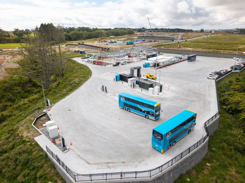 NZTransitBuzz's tweet image. #BusNews: Spedding Industrial have shared extra photos of the TranzUrban Westgate depot.

The photos showcase the progress on the construction of a large shed for Tranzit’s office and operations at the North-West depot.