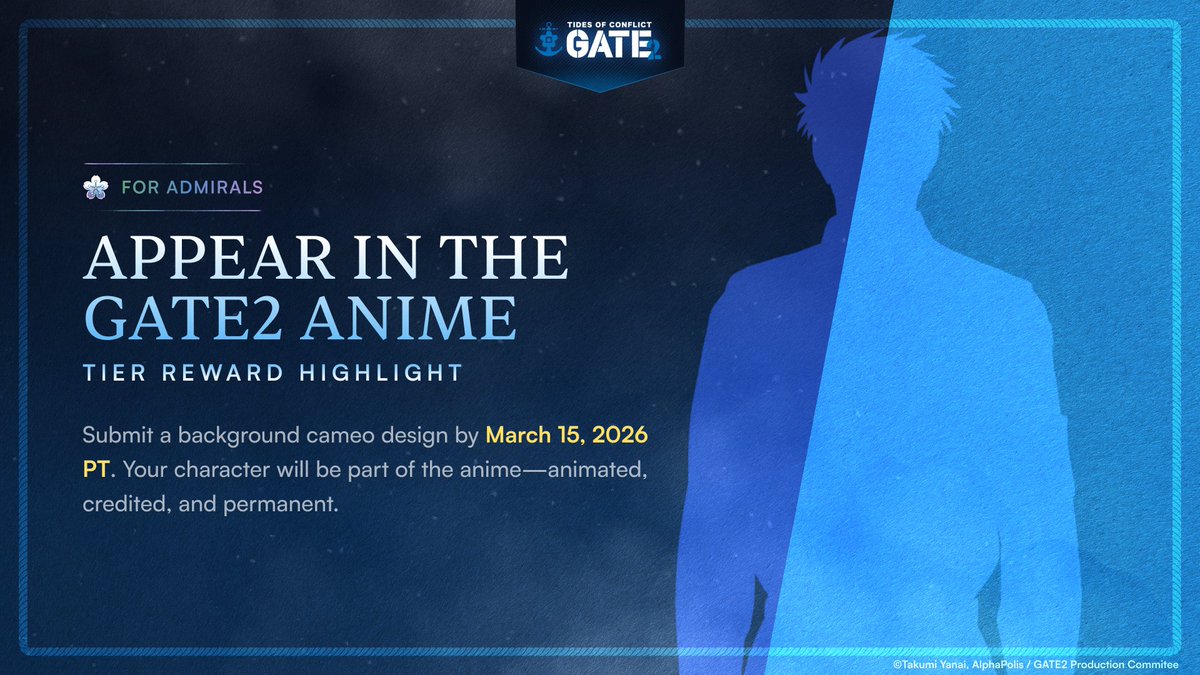 GATE 2: Tides of Conflict (@gate_animeEN) / Posts / X