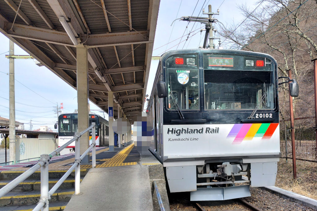 昨年より重要部検査を行っていたアルピコ交通上高地線20100形第1編成