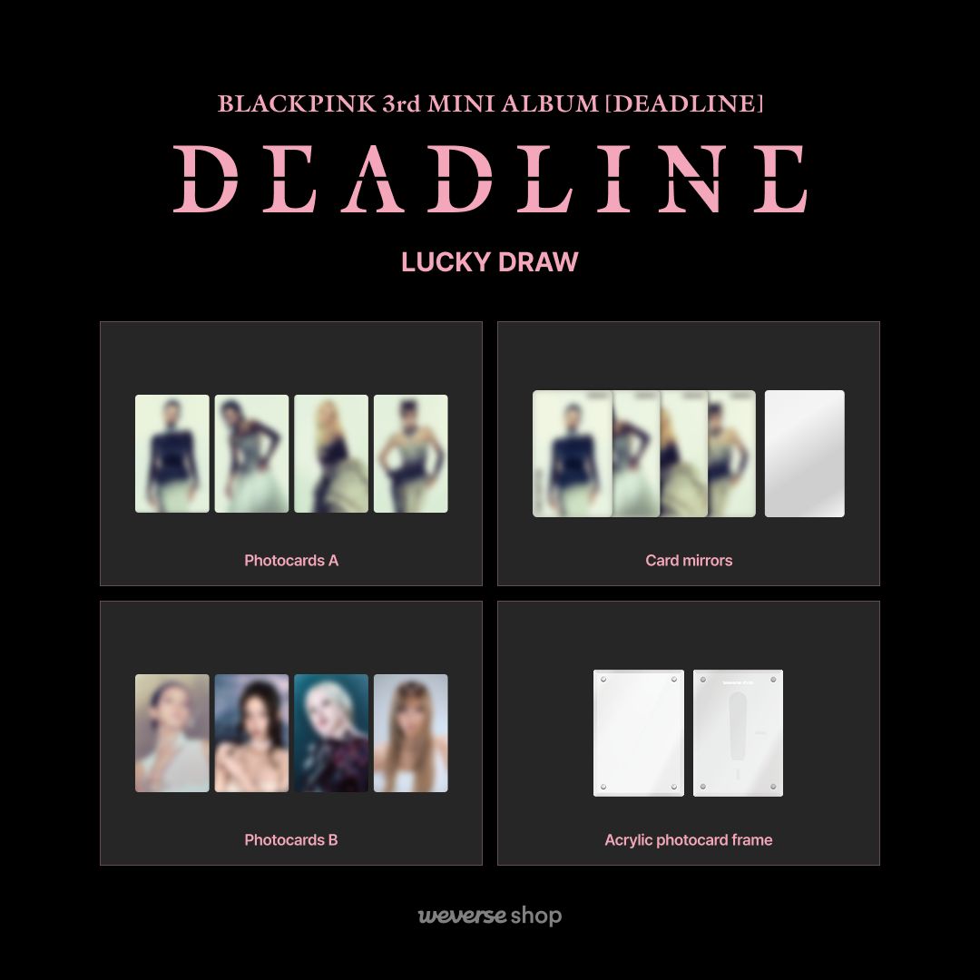 BLACKPINK (@BLACKPINK) 3rd MINI ALBUM『DEADLINE』LUCKY DRAW EVENT