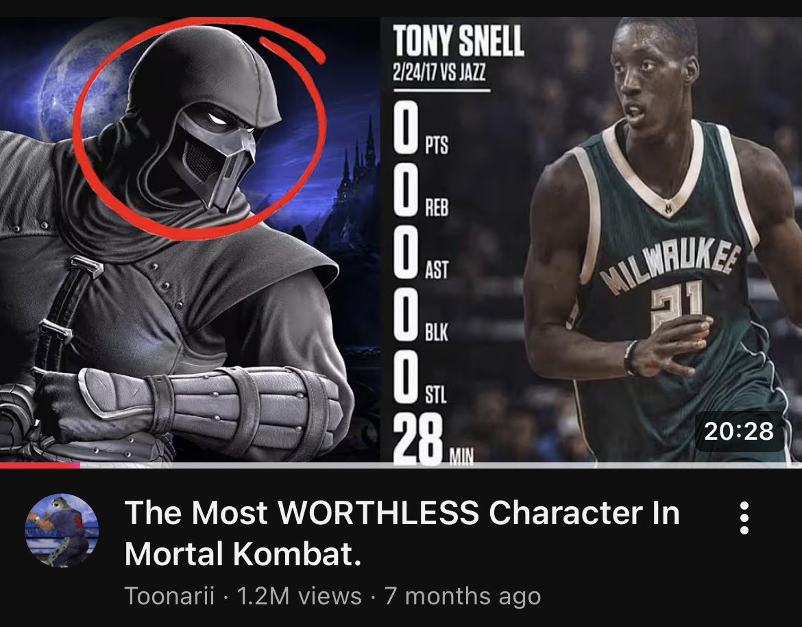 This thumbnail killed me dawg