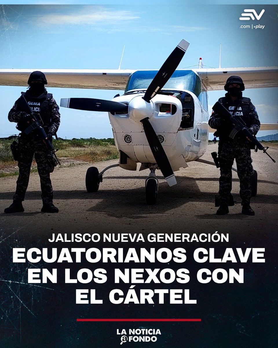 #LaNoticiaAFondo 🔍 | El cártel mexicano Jalisco Nueva Generación tiene nexos con Los Lobos y Tiguerones desde 2014. Empezó a infiltrarse en el país por el lado de Esmeraldas y se expandió a Manabí, El Oro, Guayas y Loja. ¿La muerte de su jefe podría tener repercusiones en el