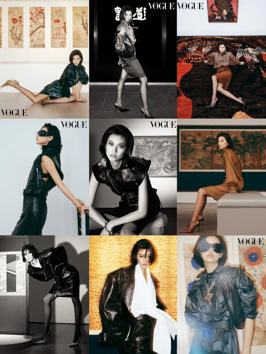 KIM DOYEON for Vogue Korea, march 2026 Leaders issue • wearing full Saint Laurent