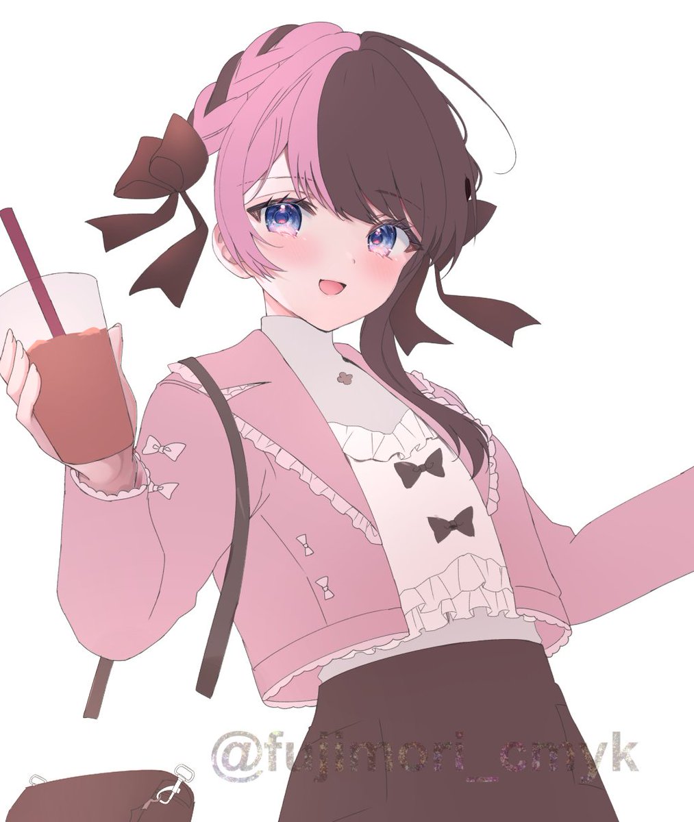 「←塗る前 塗った後→」|藤森しき@5月COMITIAのイラスト
