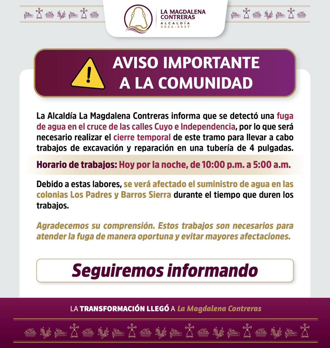 Alcaldía La Magdalena Contreras tweet media