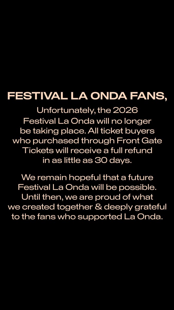 La Onda by BottleRock tweet media