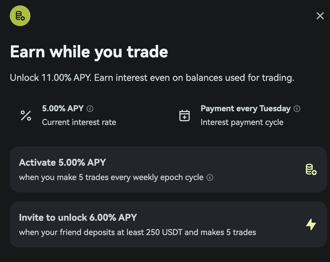 ぎゃ、GRVT 資産が自動的に利息つく機能がデグレしている...

・元： APY 5%
・新：APY 11%（通常 5% + 友達招待した場合 6%）

1%アップするけど、友達招待してね！
ということか...

5%でもデカいと思うので、興味のあるかたはぜひ！

🔰 登録はこちら
grvt.io/exchange/earn-…