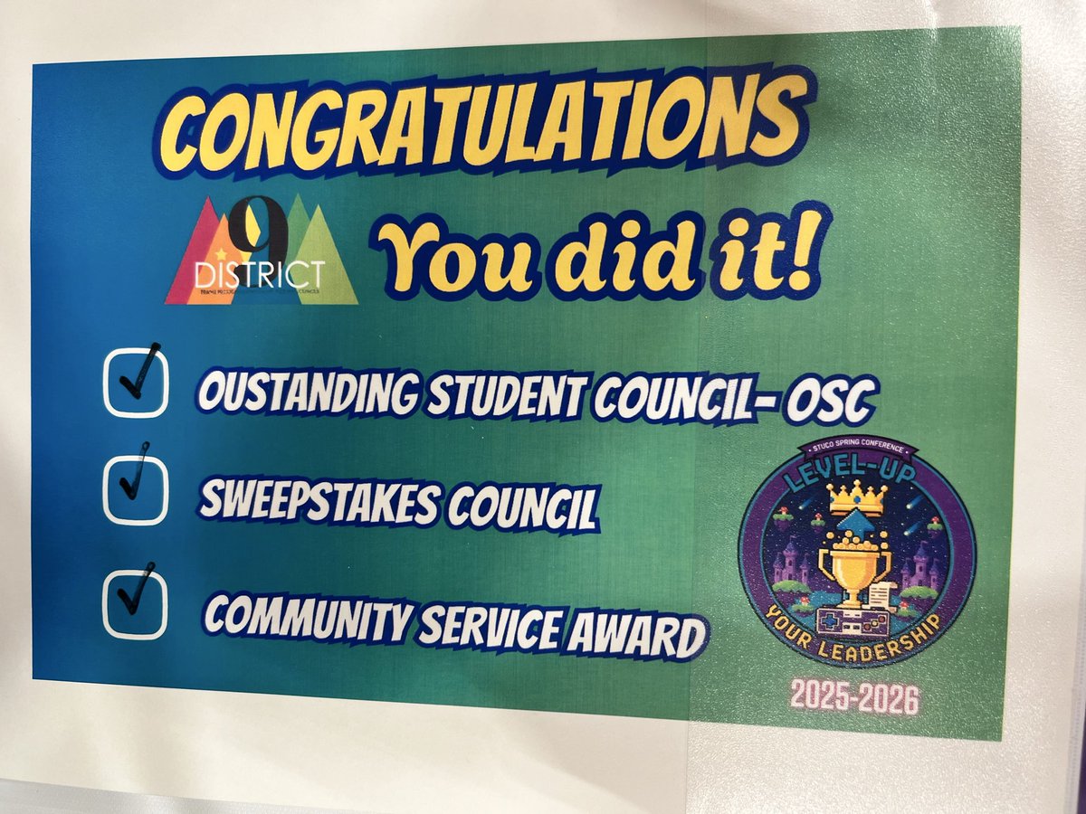 Cactus Trails Student Council tweet media