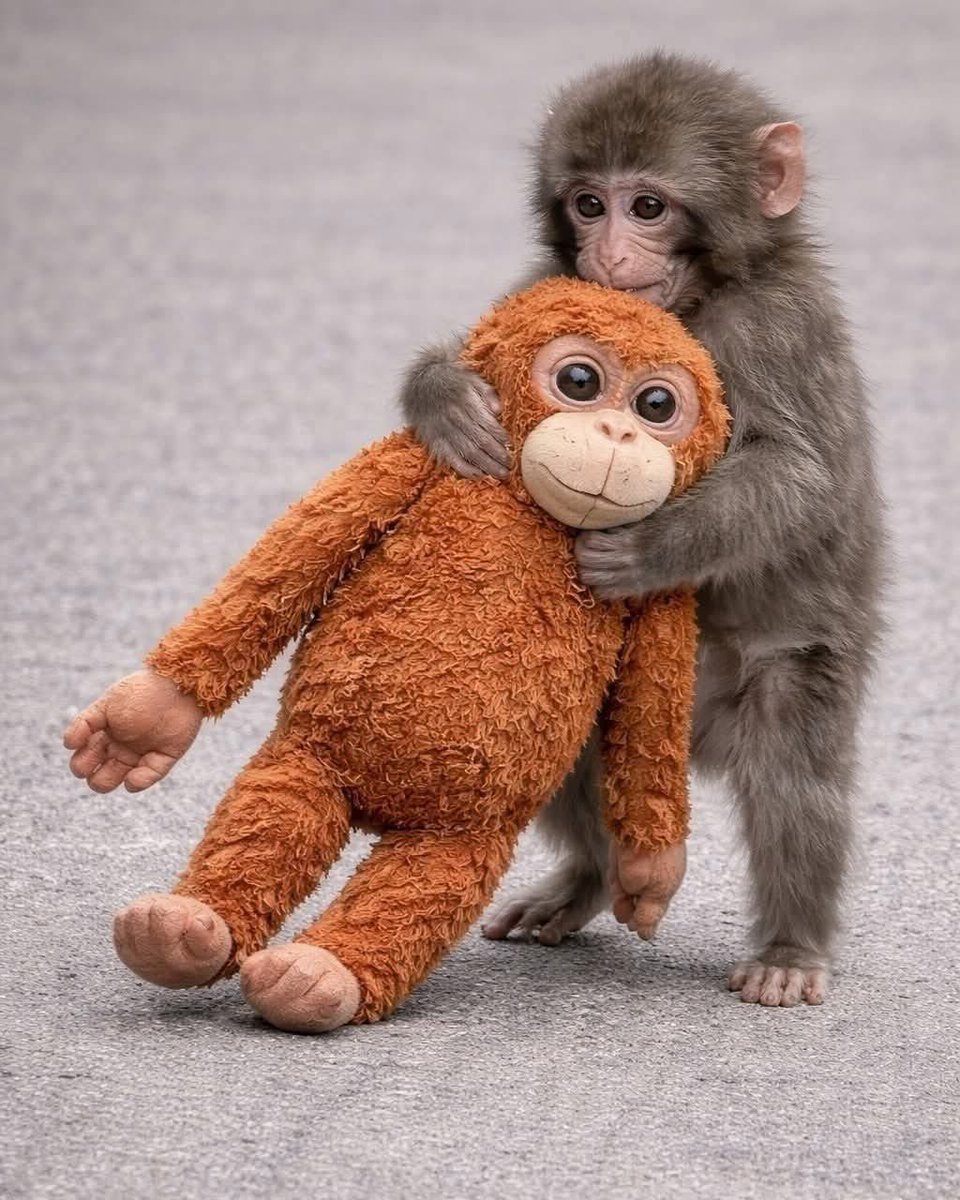 Astridueil's tweet photo. Social media platforms and international news outlets have been buzzing with the story of a small monkey in a nature reserve (or research center). Heartbreaking photos and videos of the infant clinging to a cloth doll (a stuffed bear) after losing its mother have gone viral.
​Reports from major Western media outlets, such as the Daily Mail and the BBC, described the monkey's profound grief, illustrating how the doll became its sole sanctuary for safety and psychological recovery. Millions rushed to express their sympathy, many shedding tears over the scene of deprivation experienced by this small creature. The story topped "trending" lists for days under emotional headlines highlighting the nobility of animal feelings.
​However, behind this manufactured global clamor lies a terrifying and painful ethical gap.
​While the world watched the monkey’s movements and its attachment to a toy, more than 20,000 children in Gaza—according to reports from UNICEF and health authorities—were facing death through bombardment, hunger, and cold. These children did not even find a doll to cling to; instead, they found the rubble of their homes and the shrouds of their siblings.
​The paradox lies in the fact that the feelings of the Western world were stirred profusely for a monkey behind the bars of a reserve, while those same feelings froze before children behind the bars of a siege.
​The world’s disregard for the stories of thousands of Palestinian children who have had limbs amputated or lost entire families—contrasted with the celebration of the monkey’s story—reveals a structural flaw in the Western moral compass. The suffering of the Palestinian child has been transformed into a passing statistic in news bulletins, while the suffering of the monkey has become a humanitarian story that touches hearts.
​This double standard confirms that the criterion for empathy is no longer "pain" itself, but rather the identity of the sufferer.
​A world that weeps for a monkey missing its mother, yet remains silent about a child screaming under the rubble, is a world that does not represent—but rather exposes—the true beast that was merely cloaked in the words "civilization," "humanity," "mercy," and "justice."