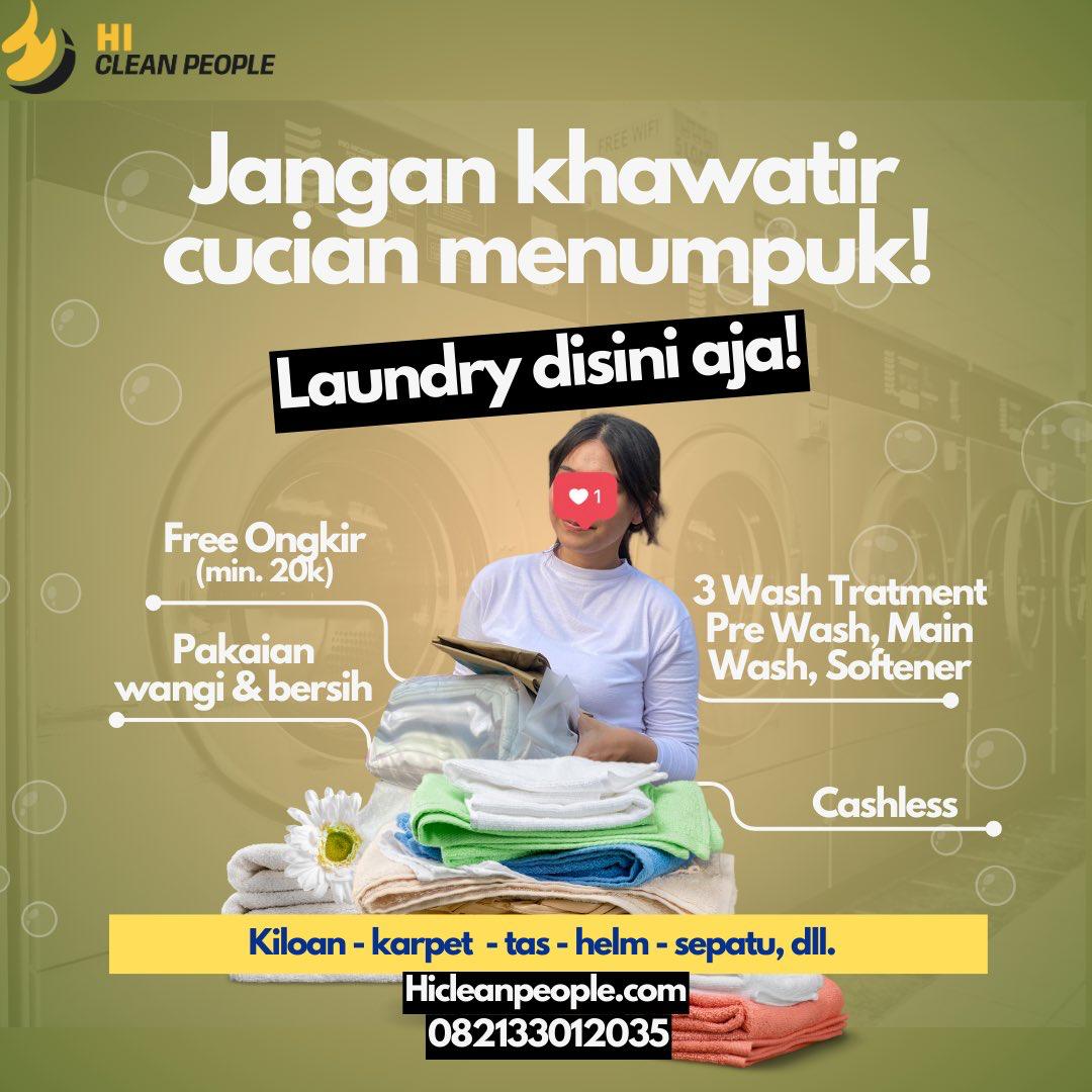 Hi Clean People Laundry tweet media