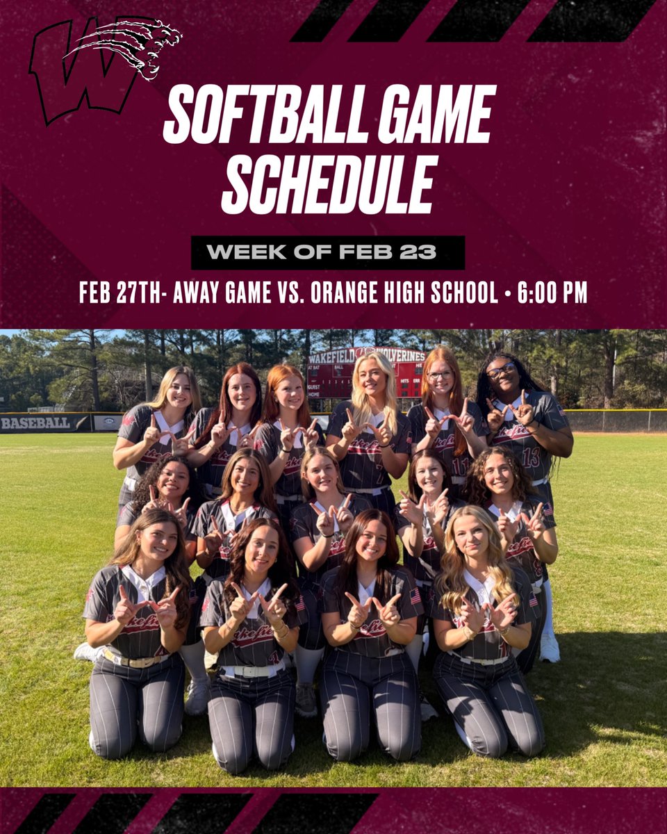 Wakefield HS Softball tweet media