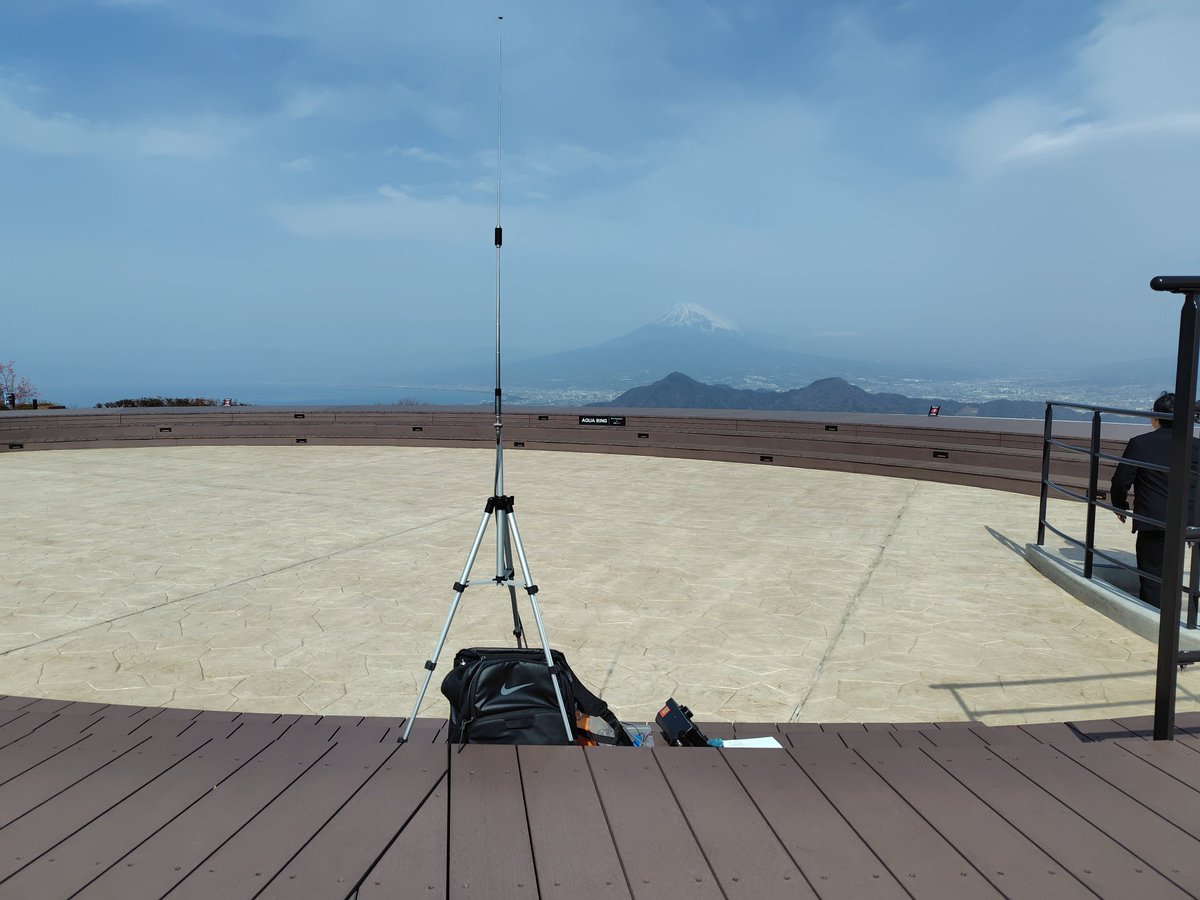 JA/SO-108葛城山ありがとうございました！ 碧テラスの展望デッキの片隅