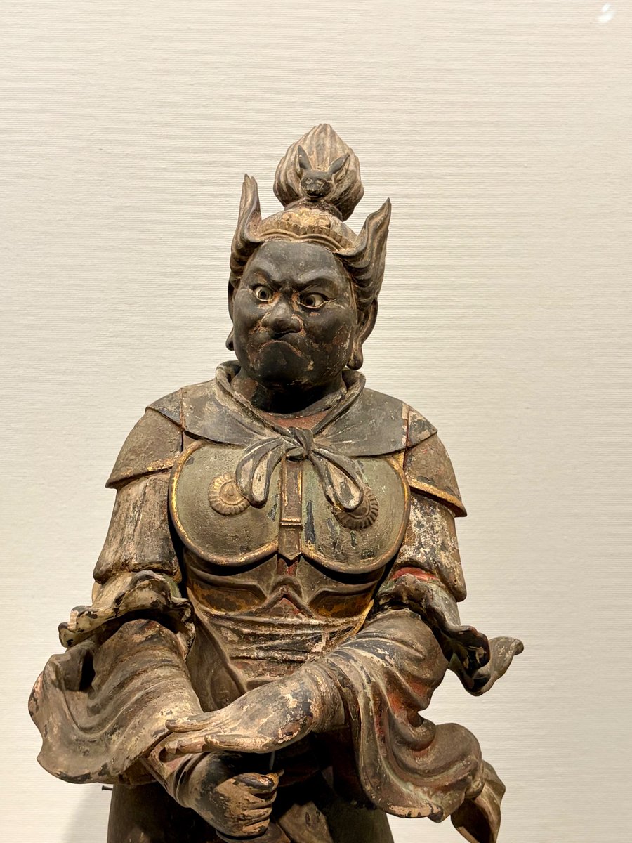 口をへの字にして一点を睨みつける 十二神将像立像（浄瑠璃寺旧蔵）卯
