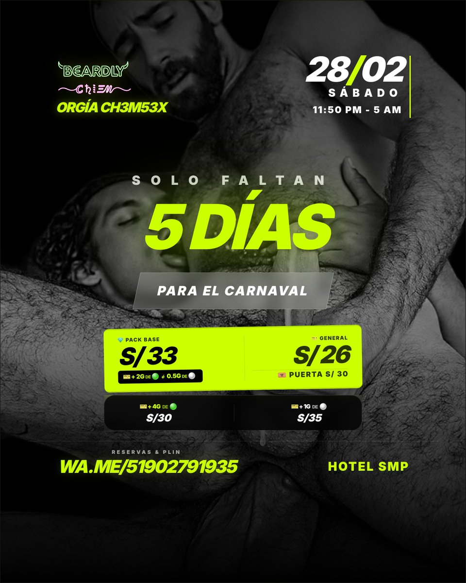 🐾 BEARdly | Reu 19 DE ABRIL tweet media