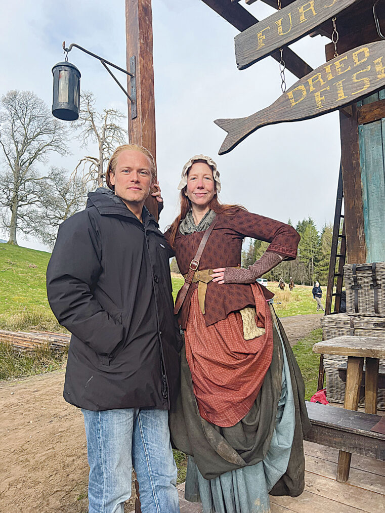 On Set of ‘Outlander’: What It’s Like to Film a Scene With Sam Heughan ...