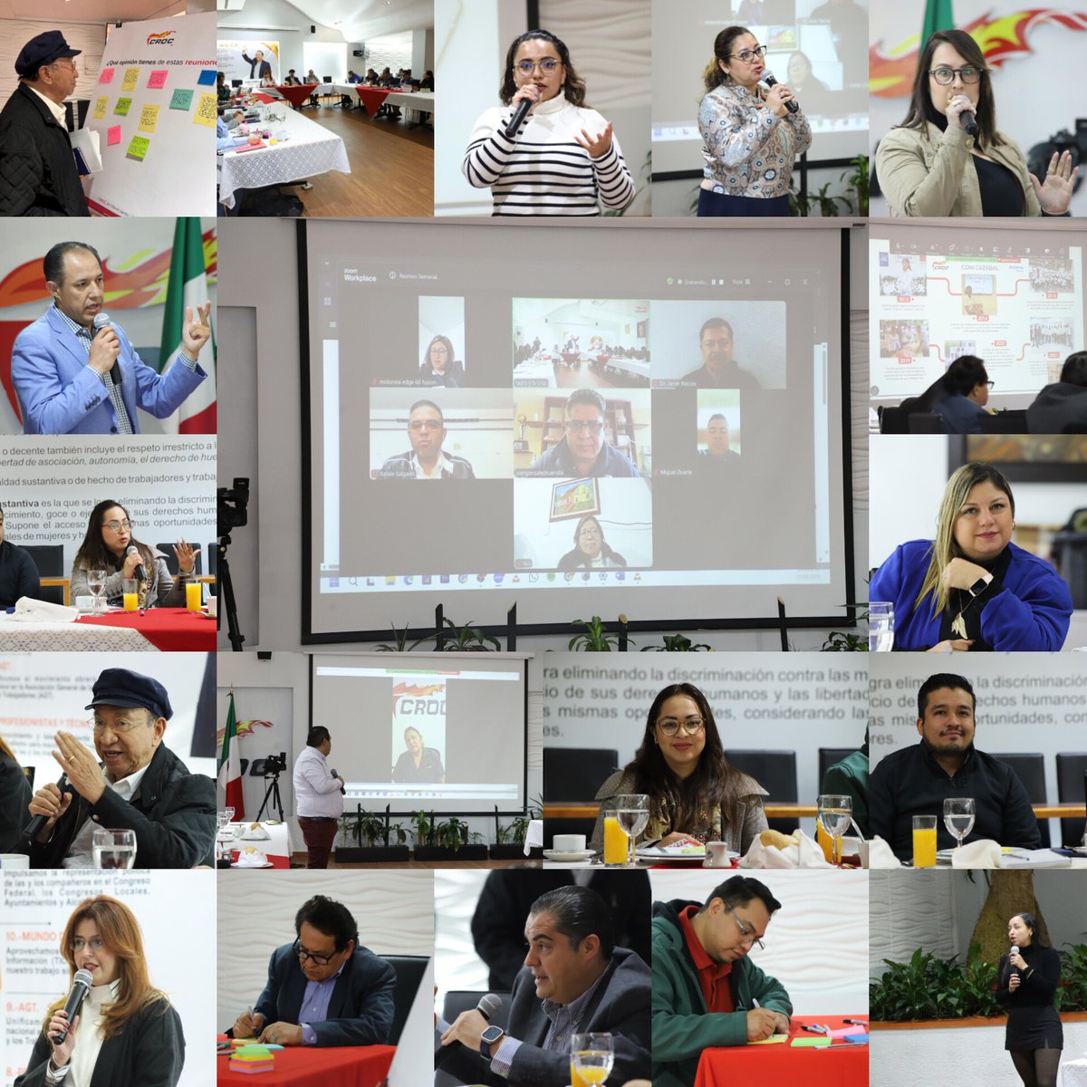 El LXX Consejo Nacional se acerca, es importante estar bien preparados, hoy se presentó parte de la planeación de los ejes centrales de salarios,salud y educación. Así como casos de éxito de nuestras compañeras y compañeros en diversas secciones para replicar, medir y mejorar.