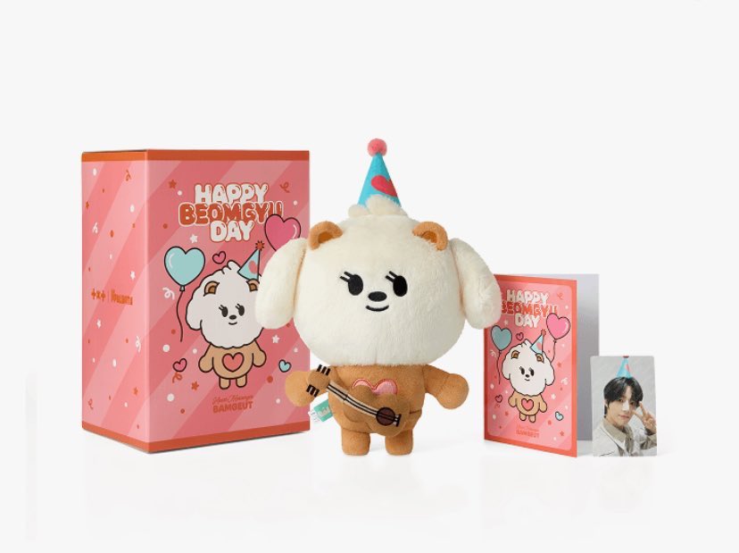 [PO] MERCH BDAY BEOMGYU 2026 HEART MESSENGER — BAMGEUT JUMBO PLUSH

💸 600k DP 500k (est 500gr)

✅ est emstax (500gr)
✅ fee unbox &amp; vacuum 
❌ packing fee
❗️cicilan start 150k /pcs 
🏠 GO dom Sragen, Jateng
