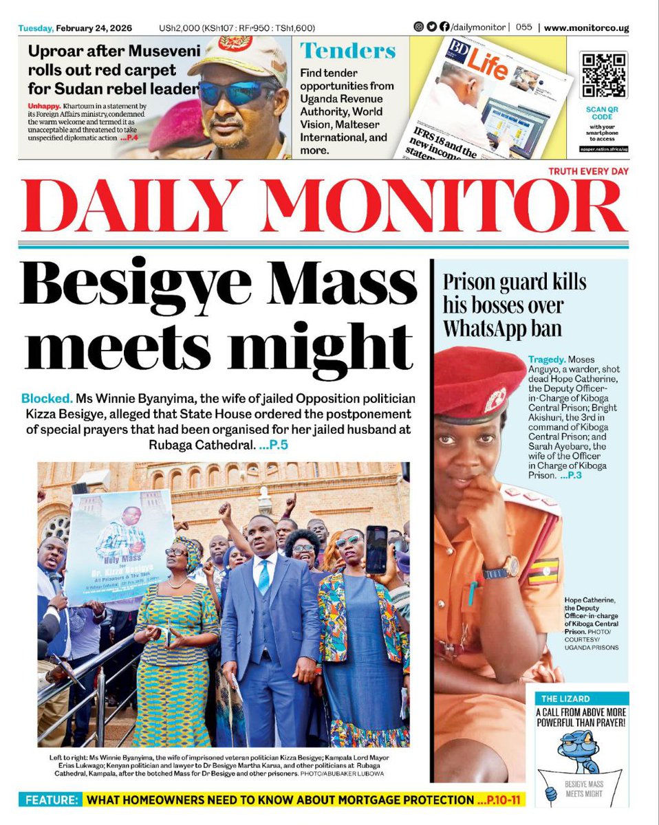 Daily Monitor is now available on newsstands and online

Stay informed with in-depth stories, special reports, and fresh perspectives. Access the e-paper anytime, anywhere via 

bit.ly/4kOnrKG?utm_me… 

#MonitorUpdates
#TruthEveryDay