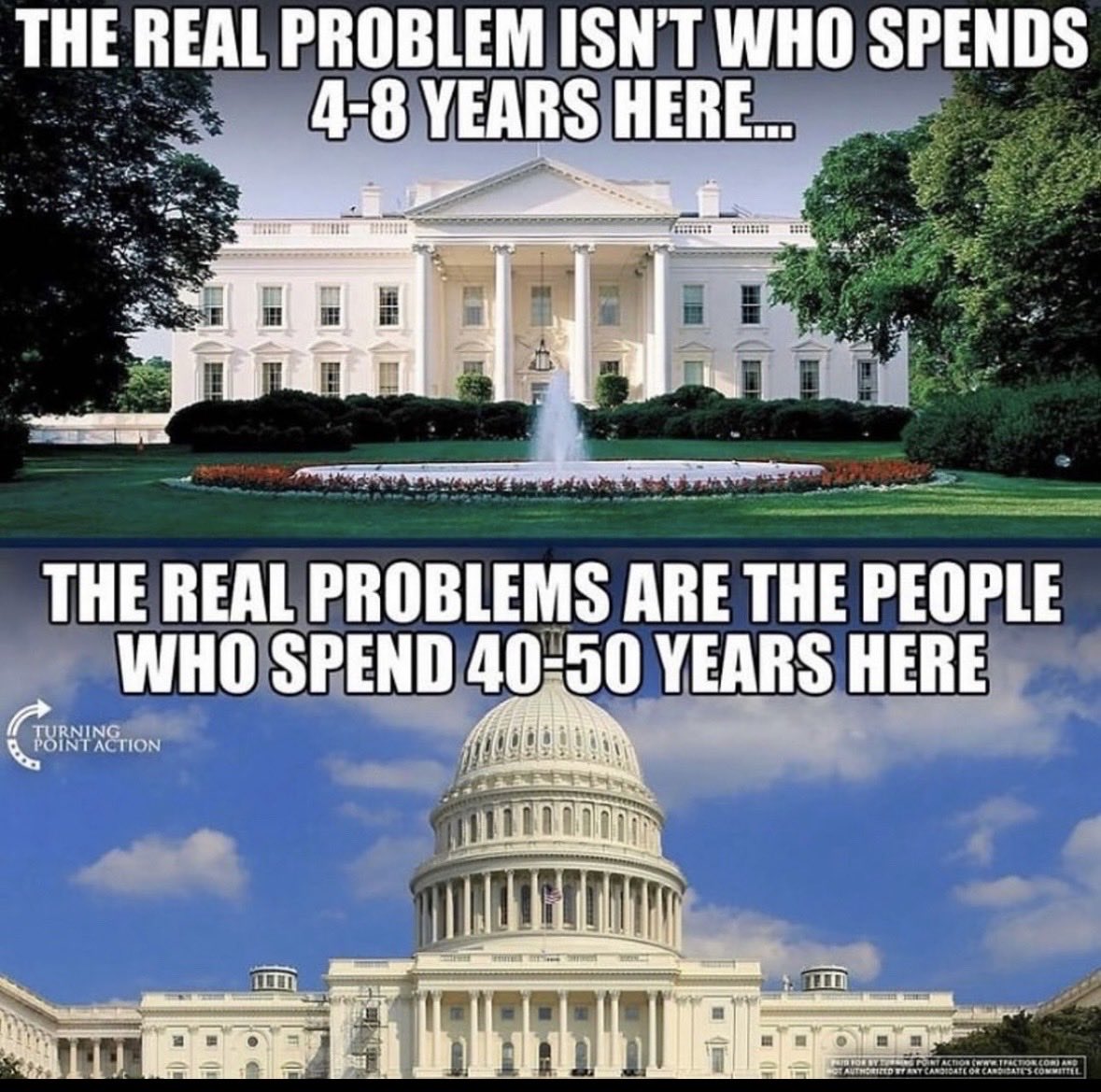 And they’ll never vote themselves out…..