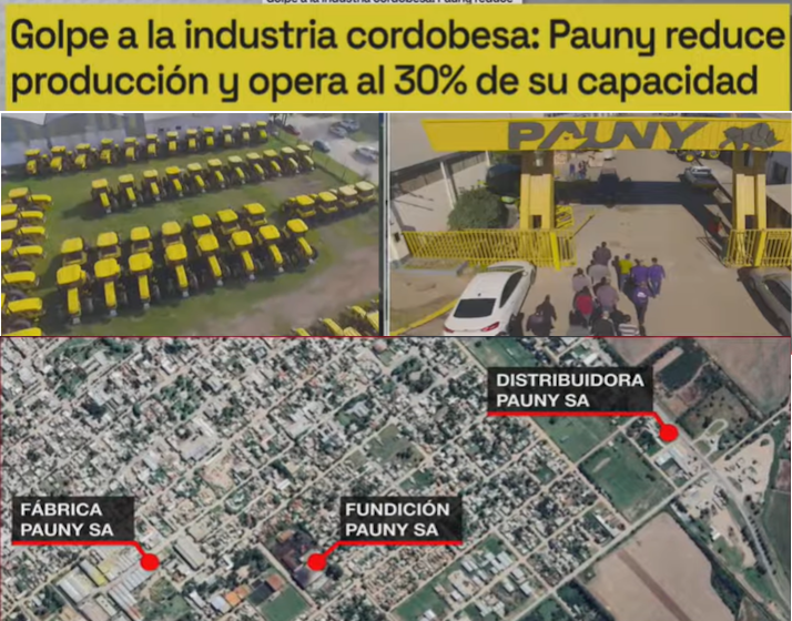 La Varillas, Córdoba; Todo un pueblo depende de esta empresa... su futuro es negro e incierto.
Acá Milei ganó con el 77% de los votos, paradójicamente festeja el cierre de empresas. 
Me parece que la está pifiando mal.