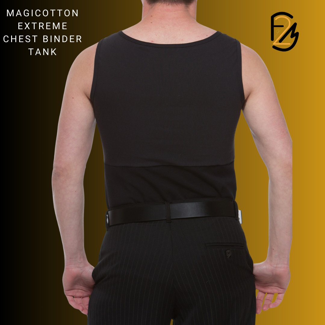 UnderworksFTM's tweet image. Magicotton Extreme Chest Binder Tank gives strong compression breathable cotton fabric and a smoother chest profile for everyday wear and layering.

Get yours now f2mbinders.com/ftm-magicotton…

 #transmasc #ftmbinder #chestbinder
