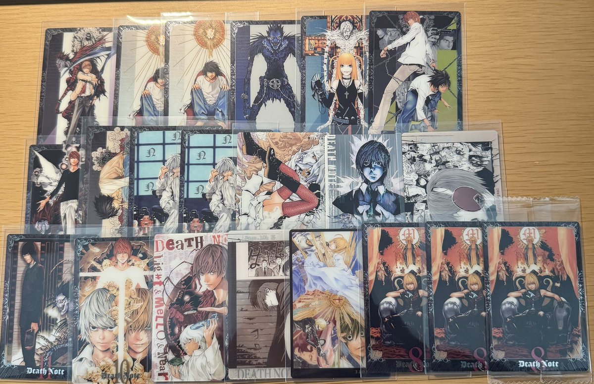 torimaru_oki's tweet photo. 再投稿【交換】 デスノート DEATHNOTE ウエハース

譲) 画像1

求) 画像2👑

郵送交換📮
纏めての方優先◎
レアリティ差あるものは比率違い可能です🍀

お気軽にお声掛けくださいませ(⁎ᴗ͈ˬᴗ͈⁎) https://t.co/v5J6hEa6mS
