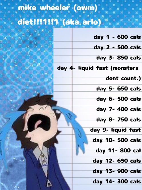 parasitiic's tweet photo. day 1 of cal and i’s matching diet :p https://t.co/2xpv208opD