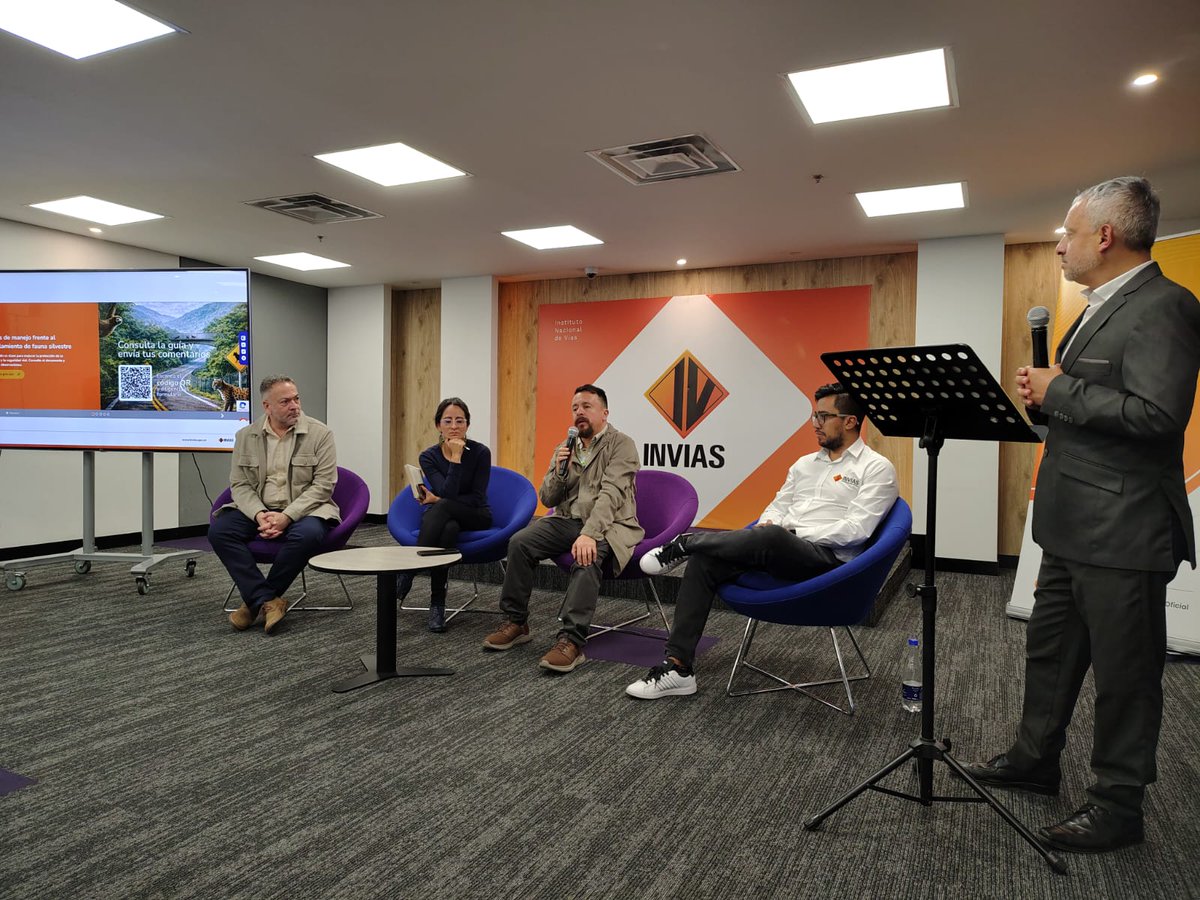 recosfa's tweet photo. Dos escenarios nacionales. Un mismo propósito.
✔ Lanzamiento de “Rutas Vivas” con la ANSV
✔ Socialización de la Guía de mitigación con el INVIAS
La ciencia aplicada del ITM y RECOSFA sigue aportando a la política pública para reducir el atropellamiento de fauna en 🇨🇴. https://t.co/QELUkNWU0g