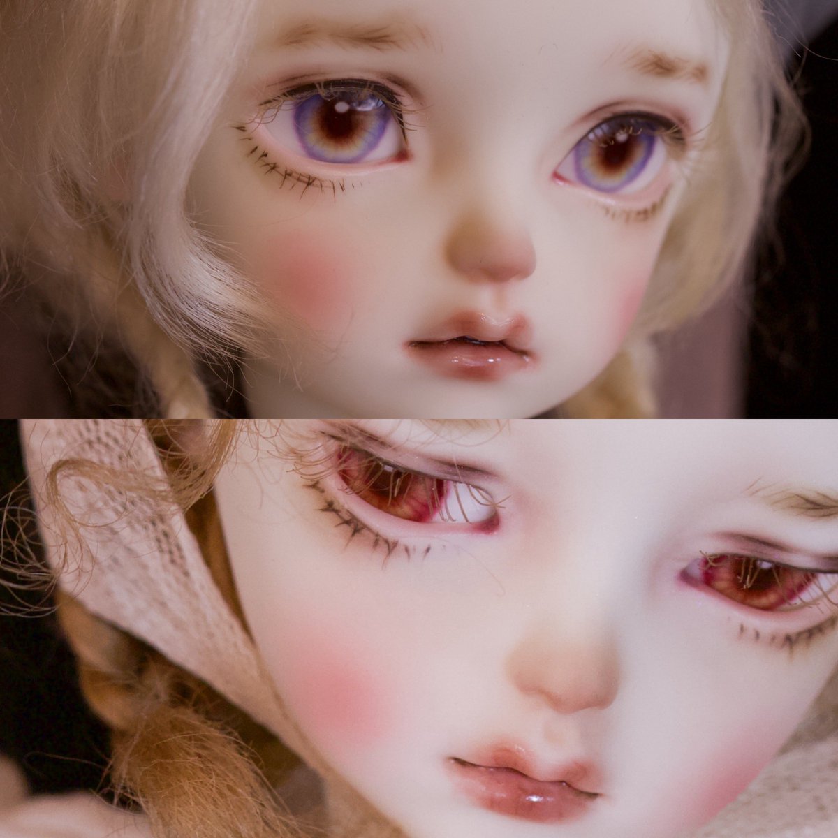aicoda's tweet photo. 今回のViolettaの受注では2025年Verのメイクも選べます。1枚目の写真が2025年、2枚目が2026年Verです。お洋服もまだご購入いただけますので引き続きよろしくお願いします☺️

https://t.co/GhijGHxPLh https://t.co/7A44qjbnQk