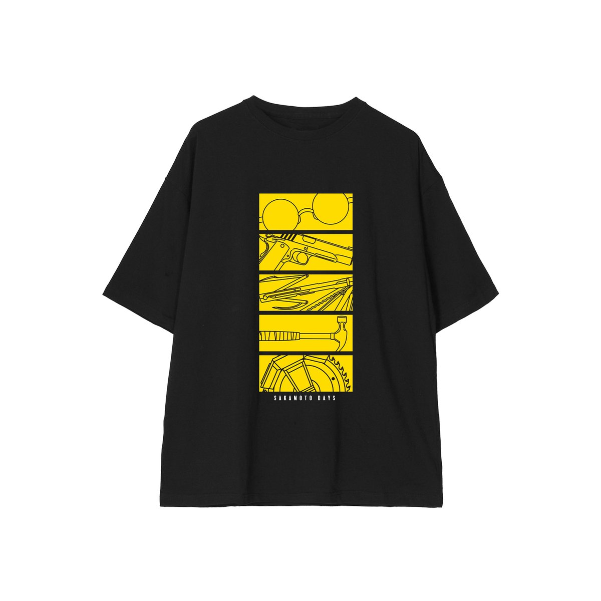 SAKAMOTO DAYS』より、BIGシルエットTシャツが登場！ 坂本太郎の眼鏡