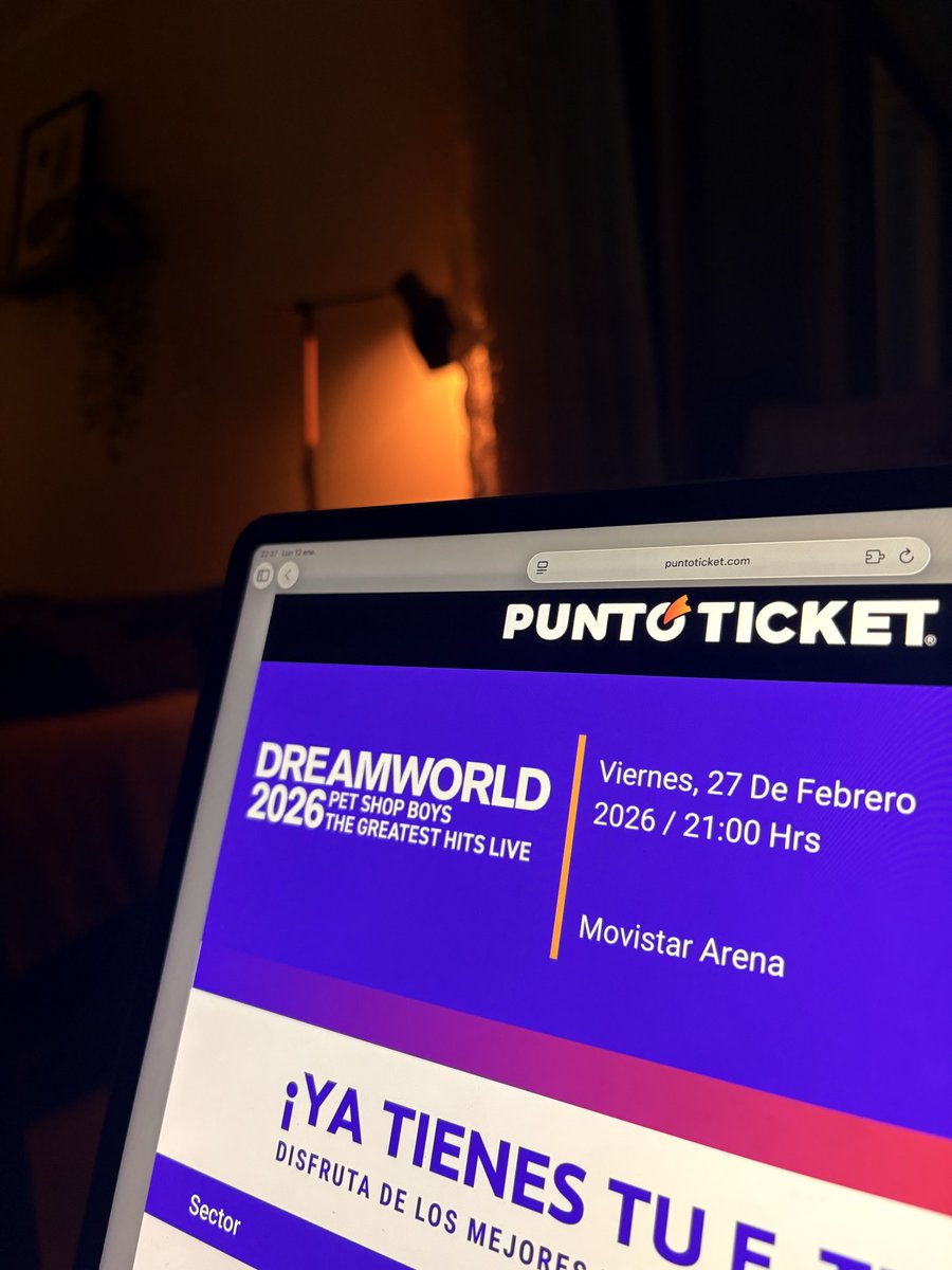 Sólo vengo a presumir que iré a ver a PET SHOP BOYS al Movistar Arena  #Viña2026