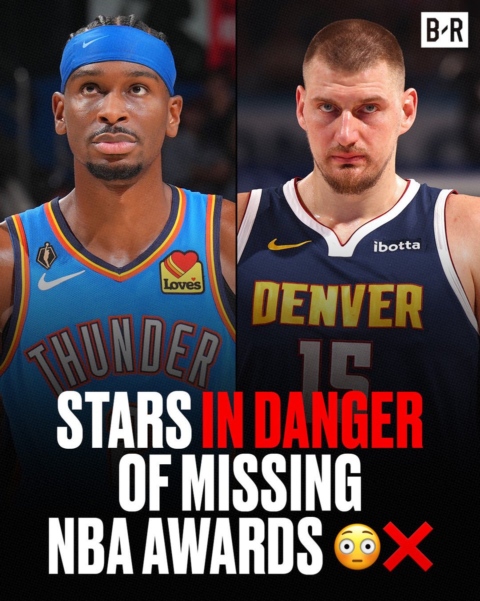 These players are at risk of missing NBA awards under the 65-game rule:
-- Jokic: 1 more missed game
-- Booker: 3 more missed games
-- Wemby: 4 more missed games
-- Luka: 5 more missed games
-- SGA: 6 more missed games
-- Ant: 7 more missed games
LeBron, Steph, and Giannis are